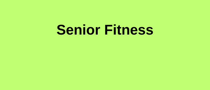 Senior Fitness Program