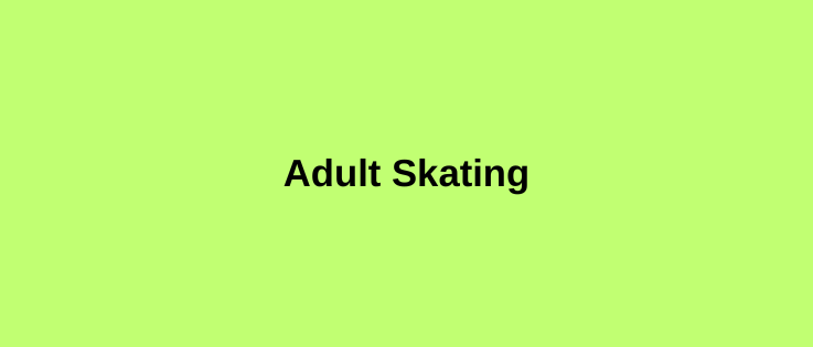 Adult Skating